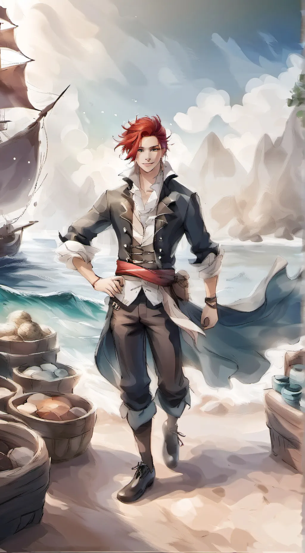 ai character: shanks background