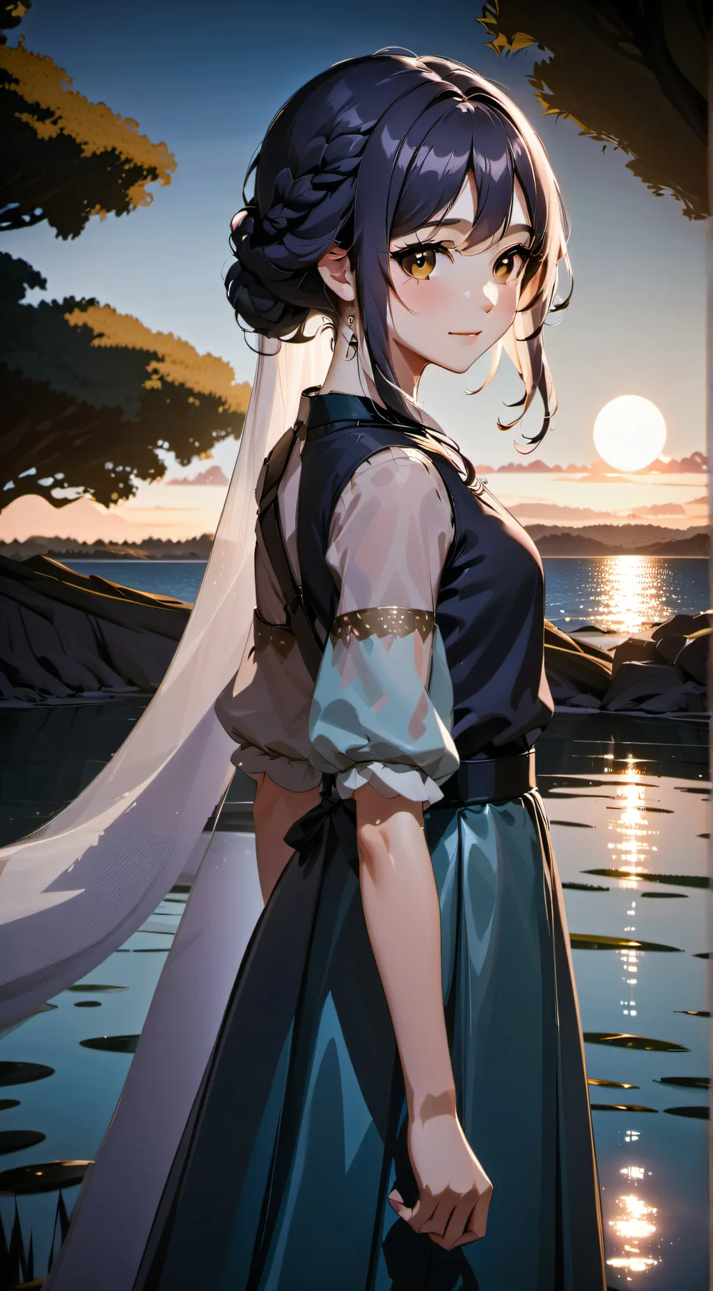 ai character: ★amelia★ background