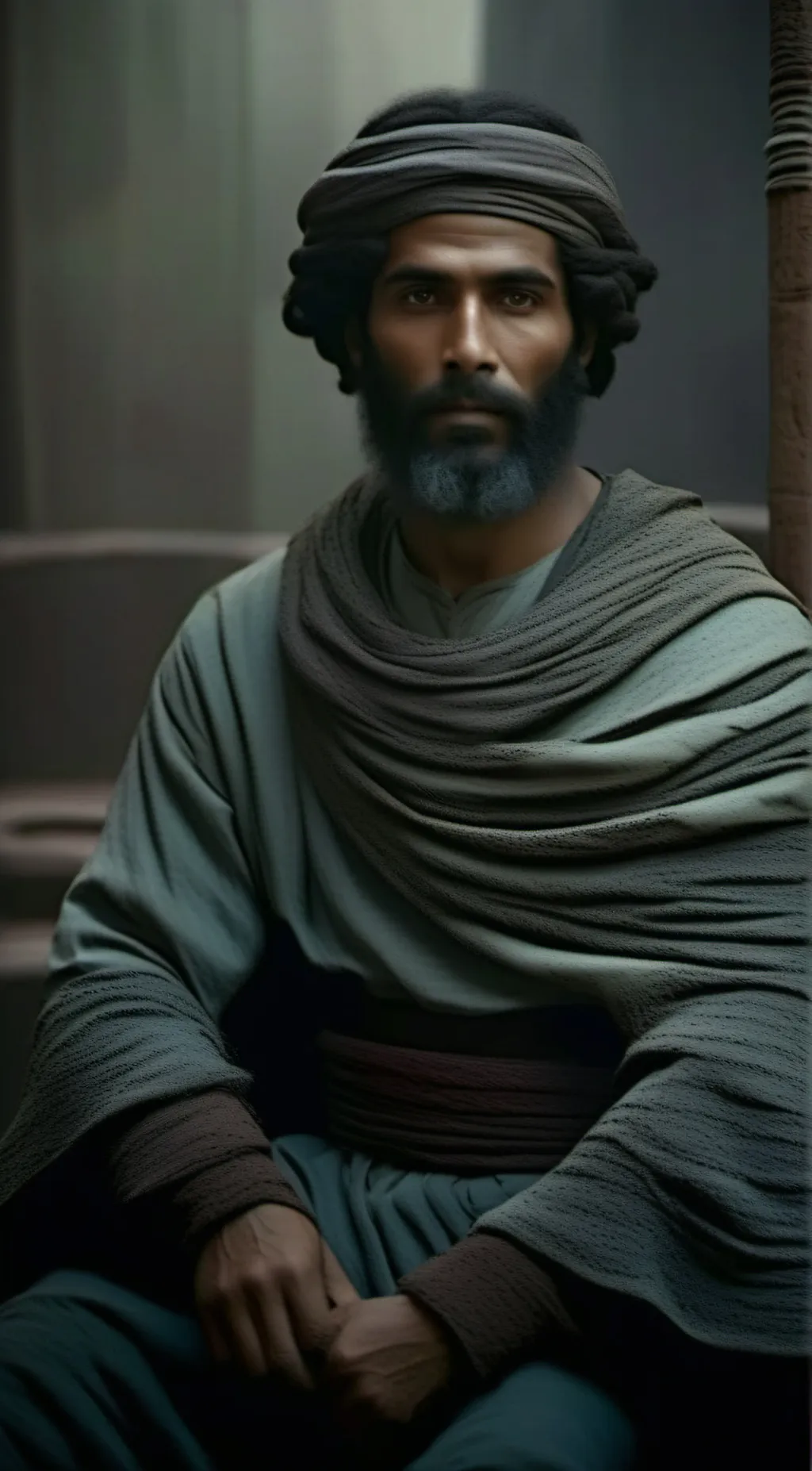 ai character: moses background