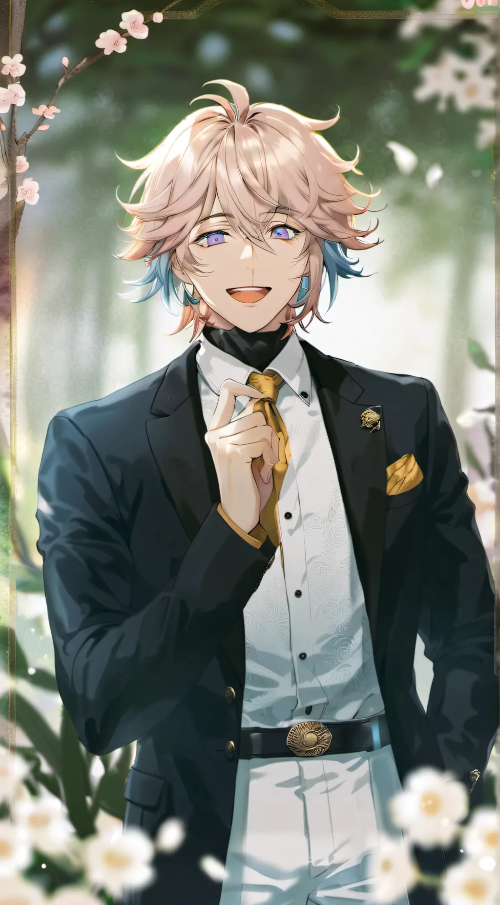 ai character: douma el re turbio background