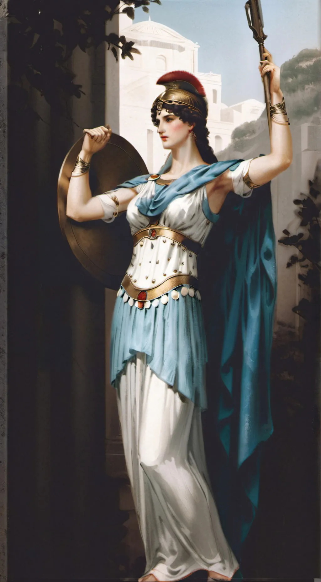 ai character: Athena background