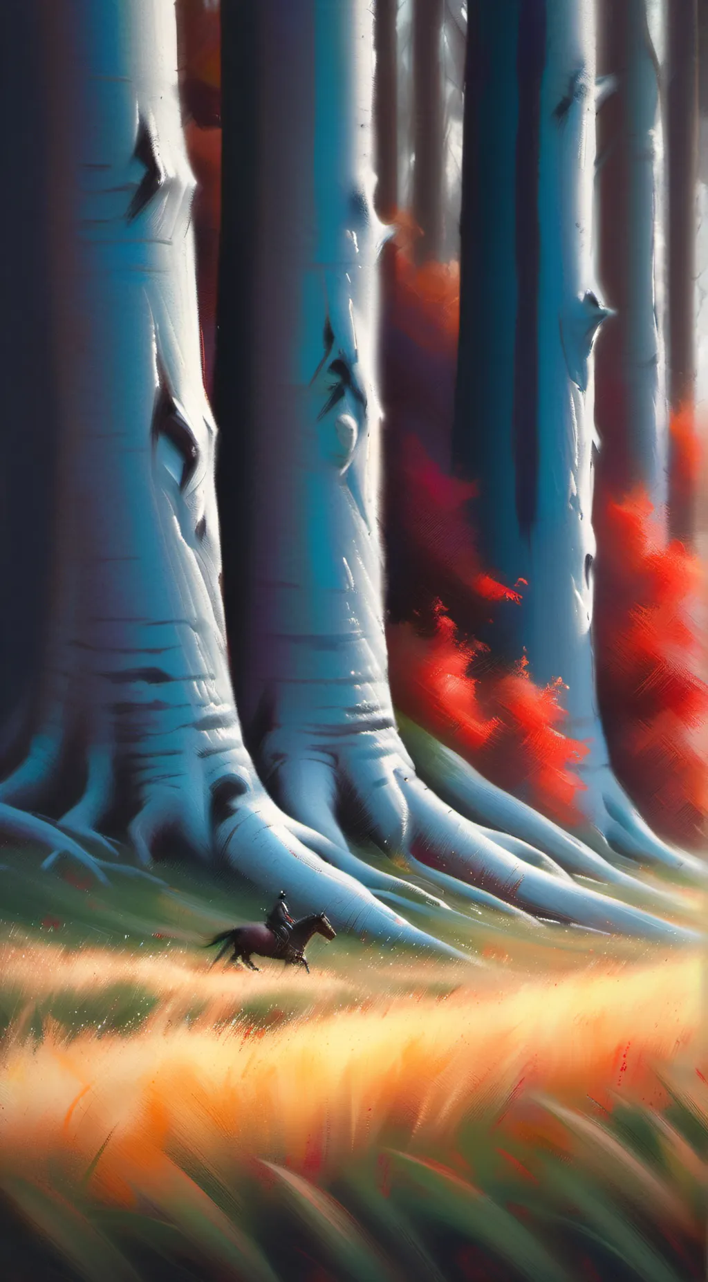 ai character: grass background