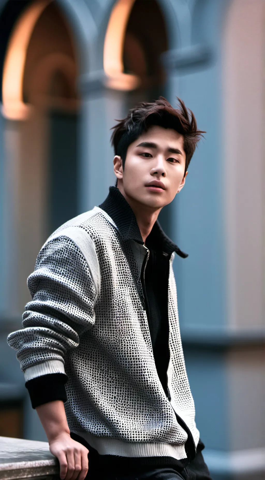 ai character: Brian Wilson  background