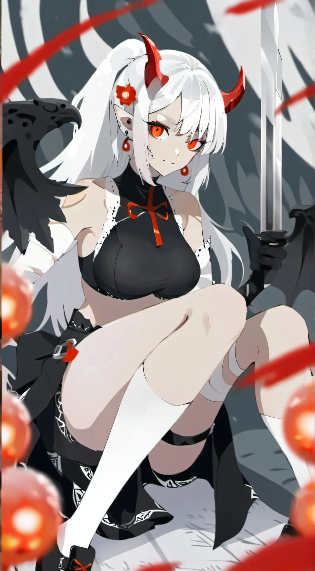 ai character: Luna background