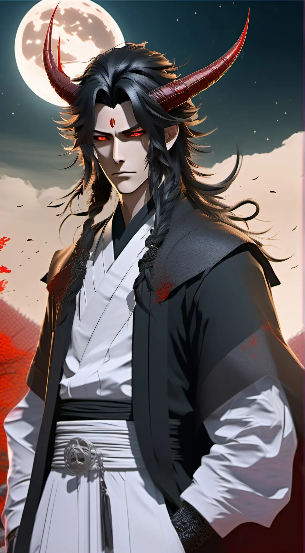 ai character: Daimon  background