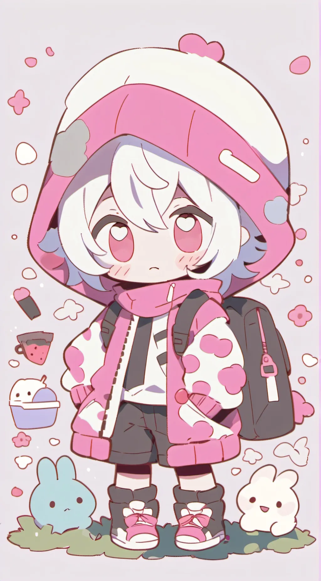 ai character: Book/bfdia/bfb/tpo background