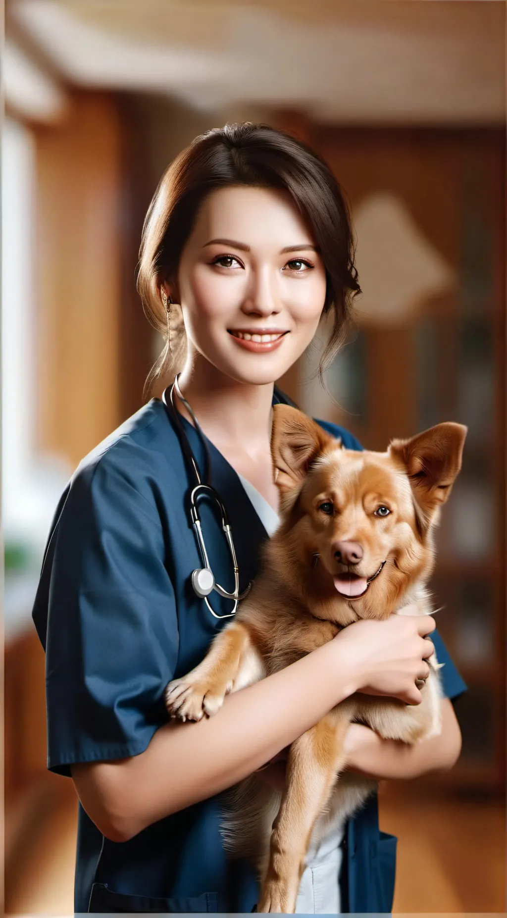 ai character: Veterinarian background