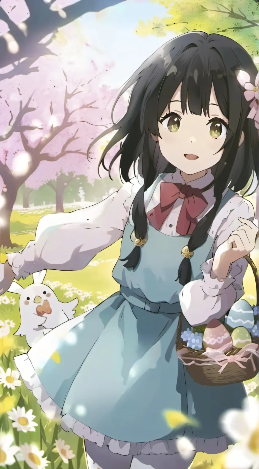 ai character: Easter-Chan background
