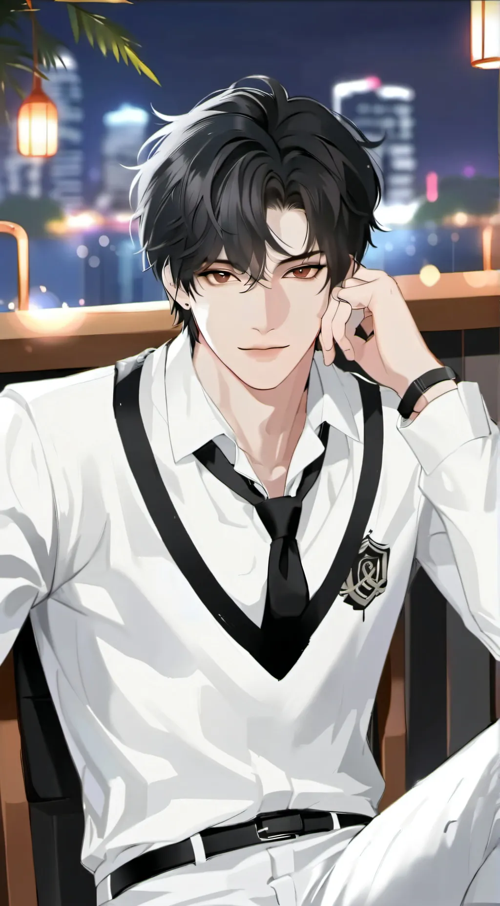 ai character: Alexander  background