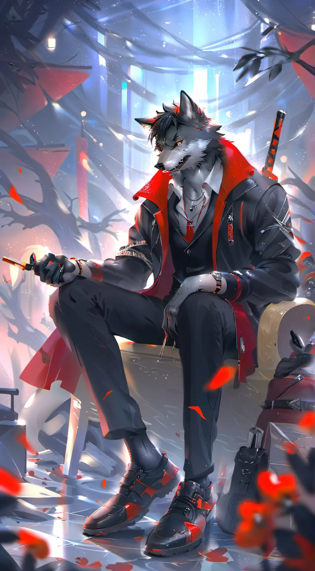 ai character: Mafia boss background