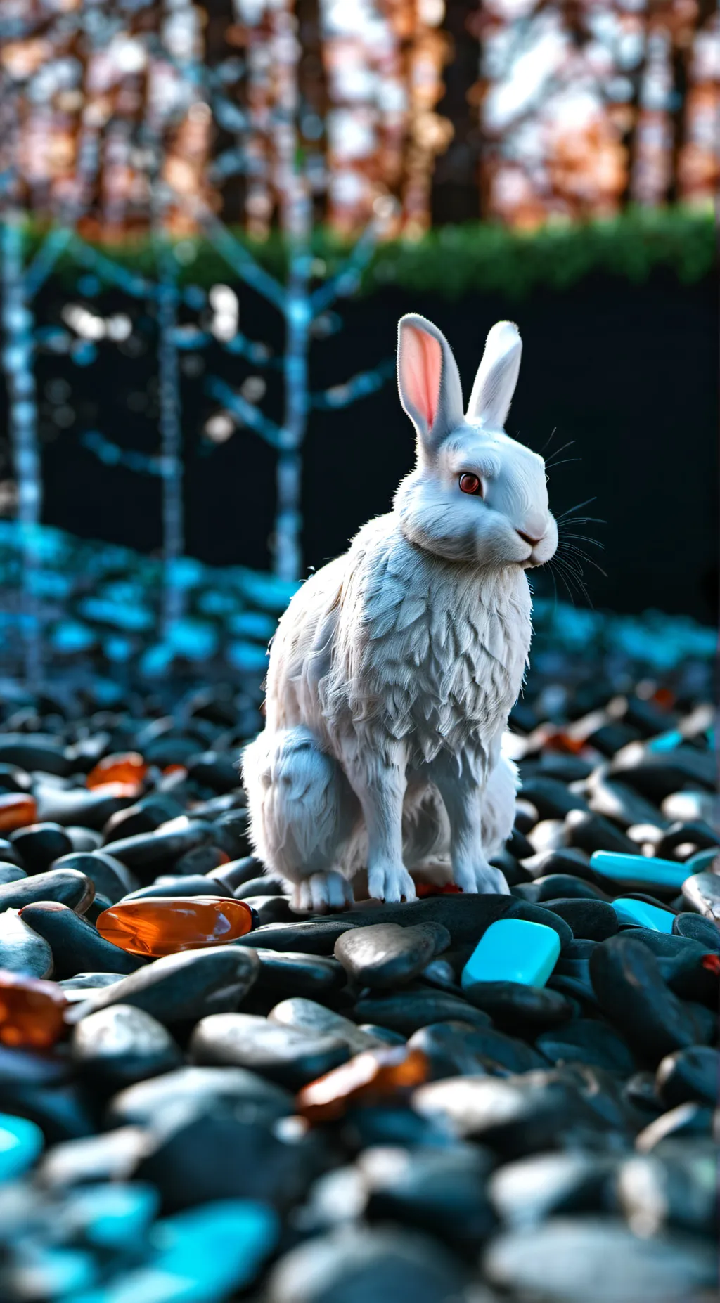 ai character: Easter Bunny background