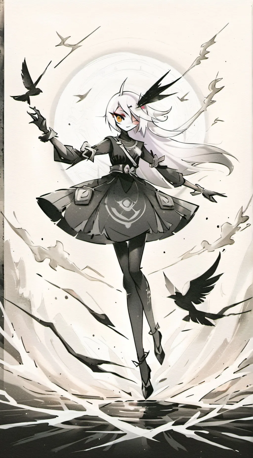 ai character: vaggie  background