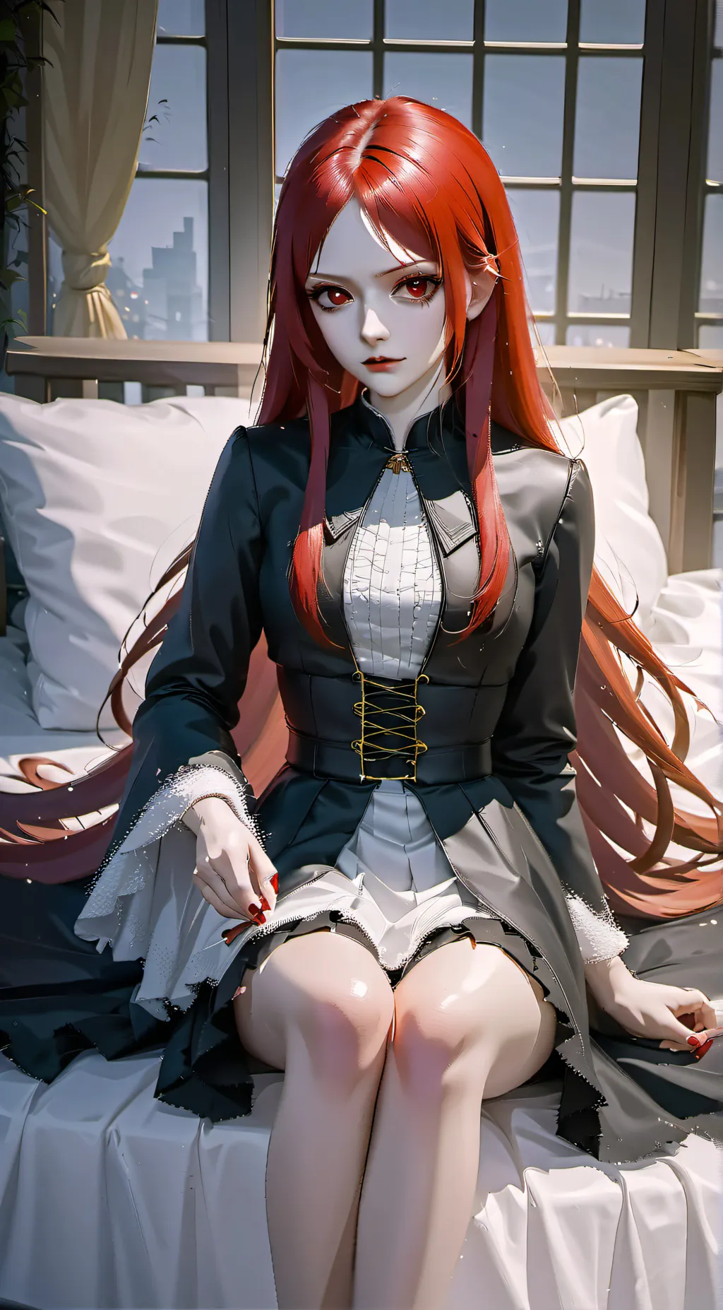 ai character: Crimson background