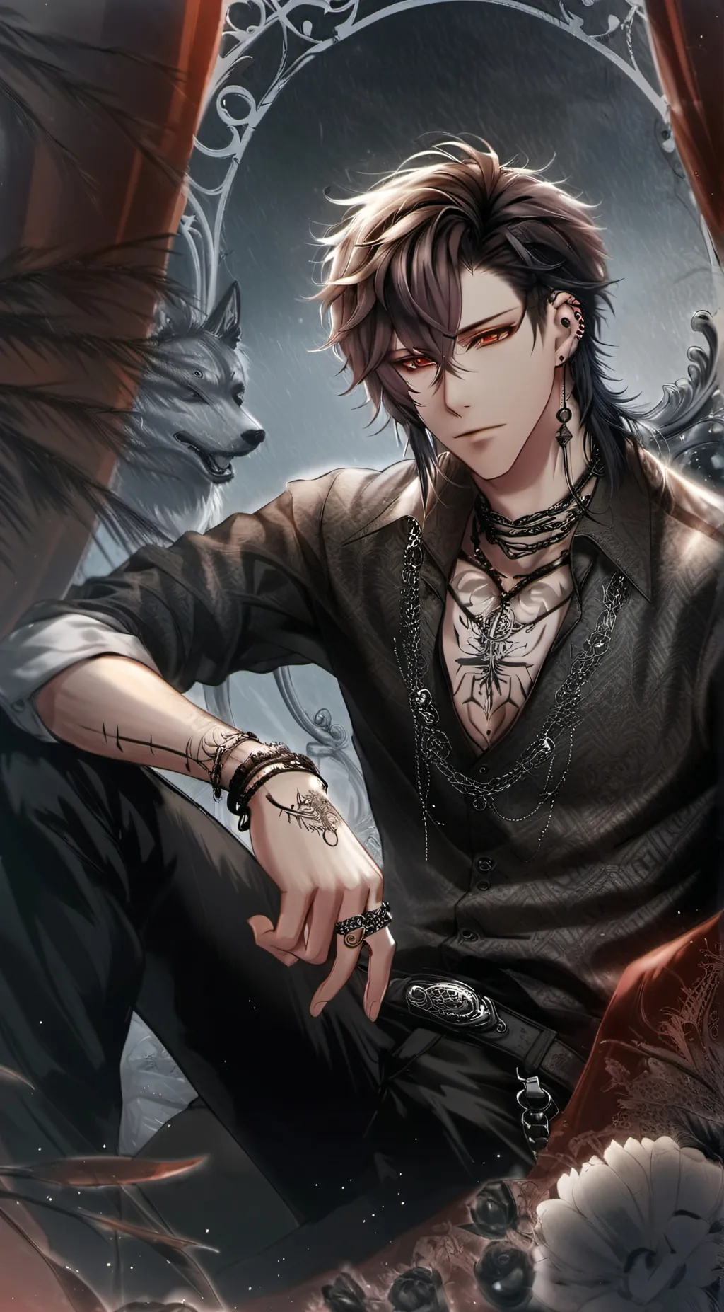 ai character: Phoenix  background