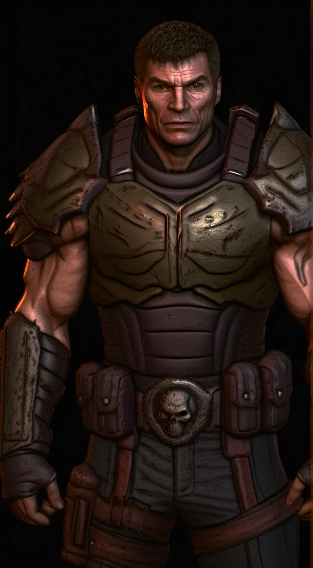 ai character: Doom Slayer  background