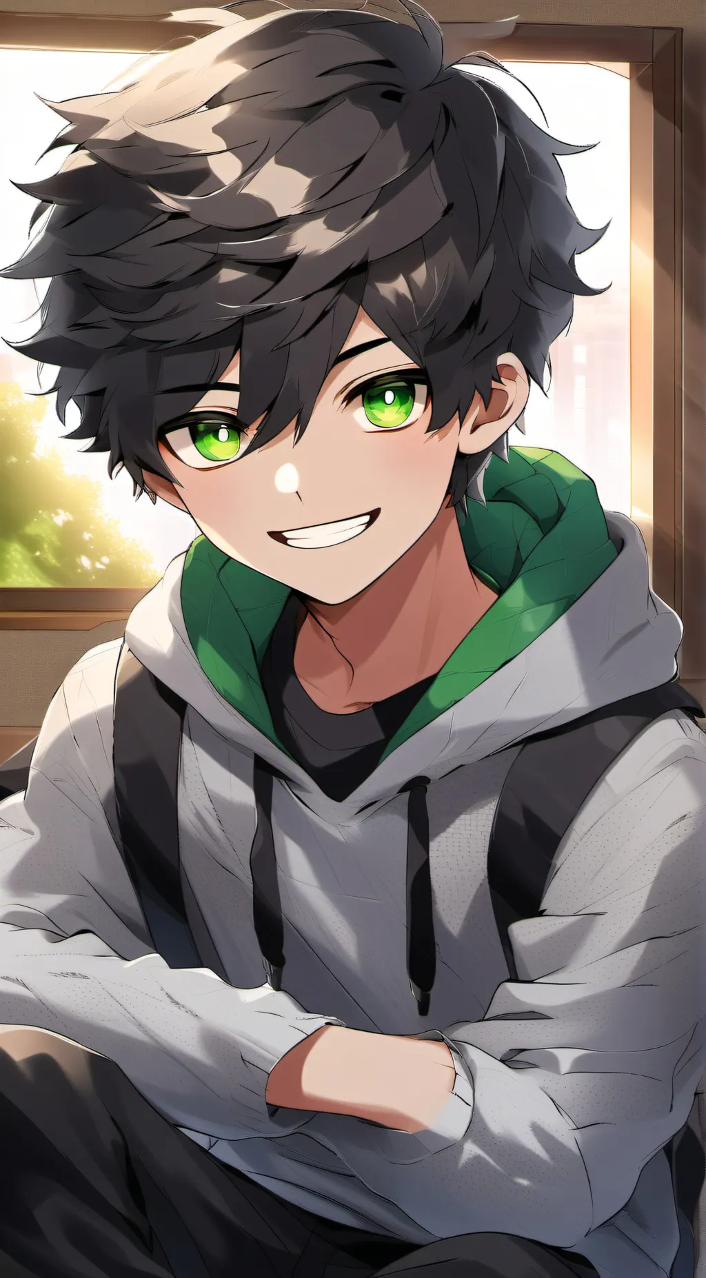 ai character: Leo background