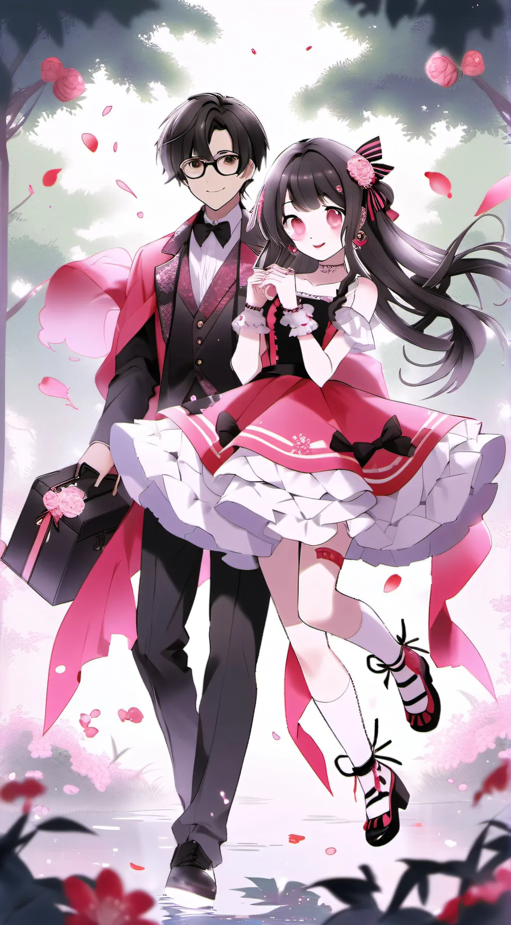 ai character: Skype and Alex  background