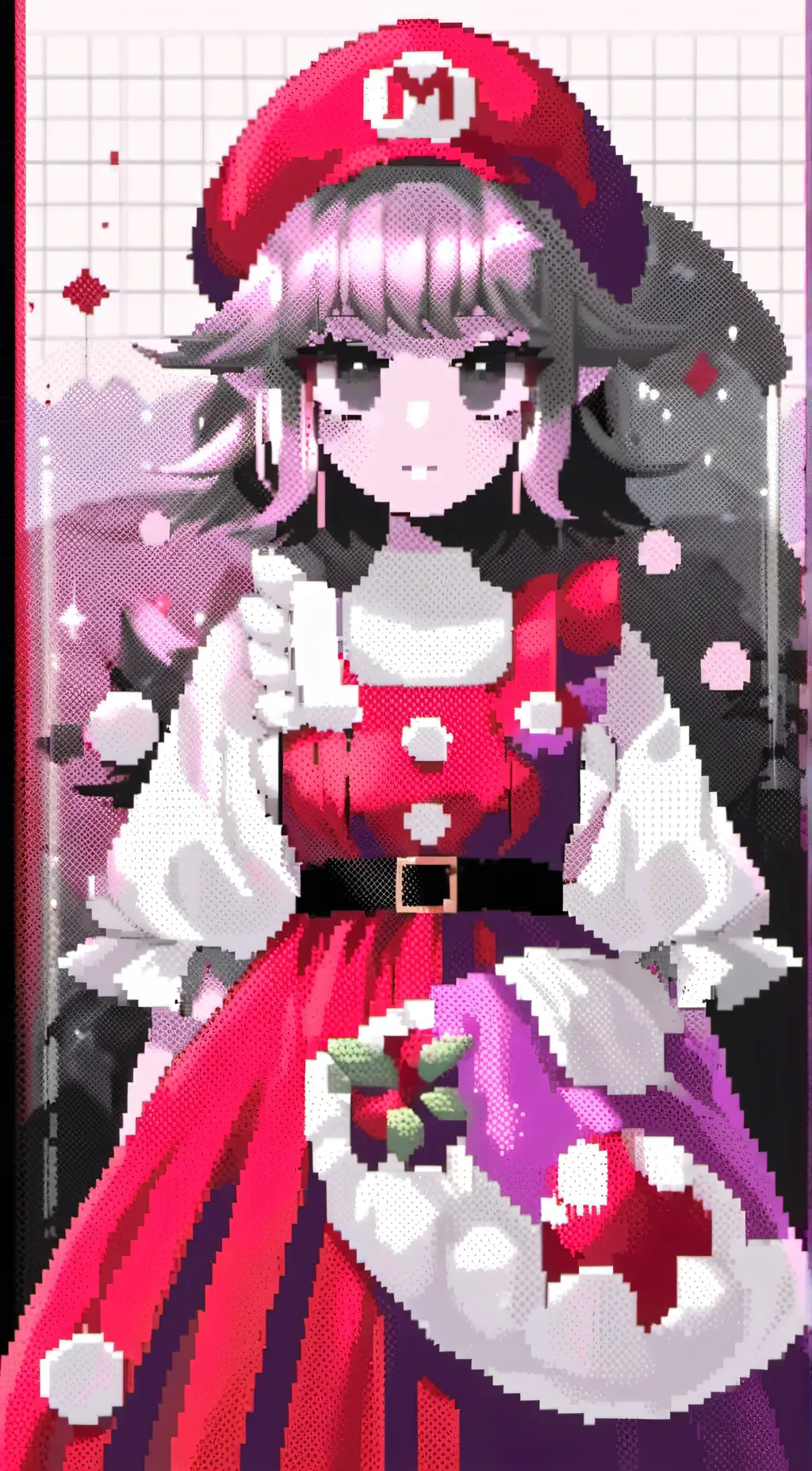 ai character: girly pop background