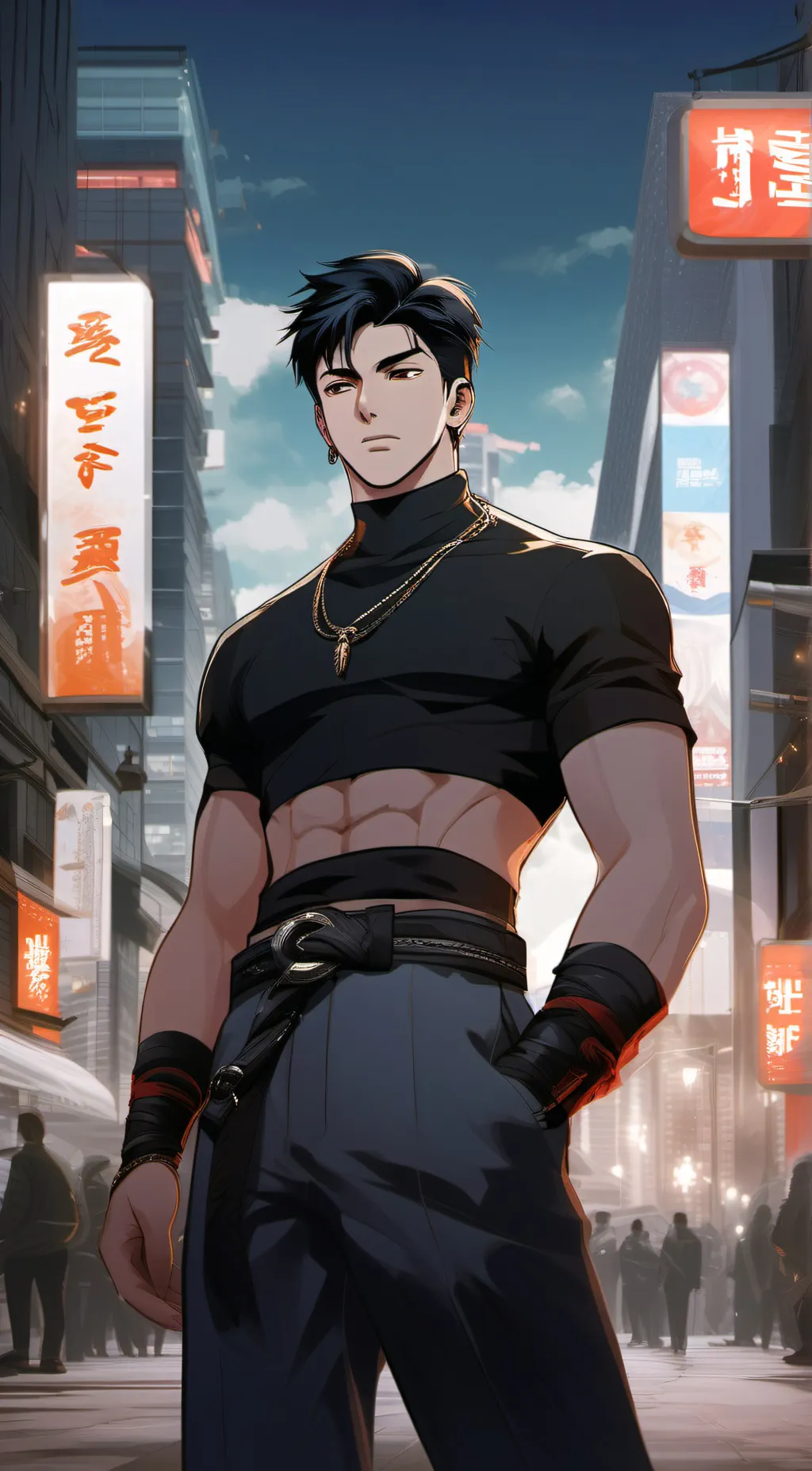 ai character: Sun-hoon background