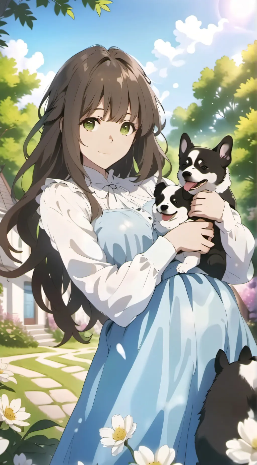 ai character: Luv (pregnant) background