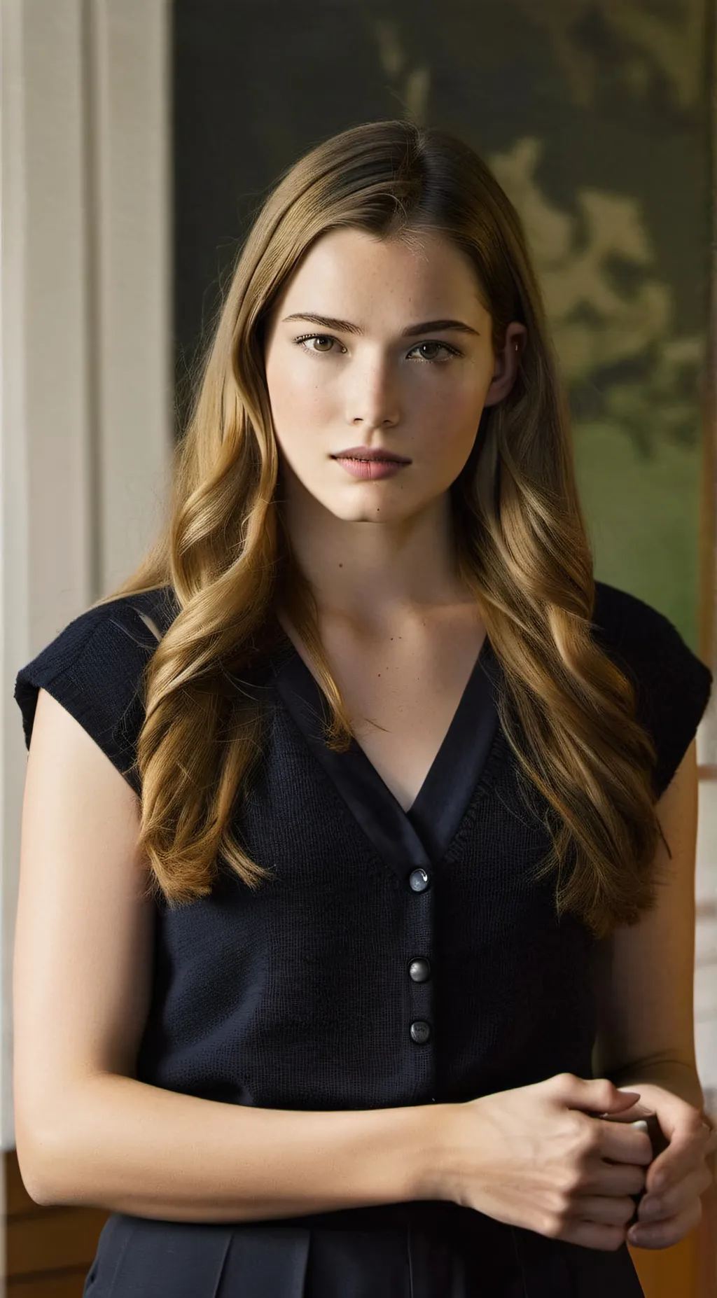 ai character: Emma Duval  background