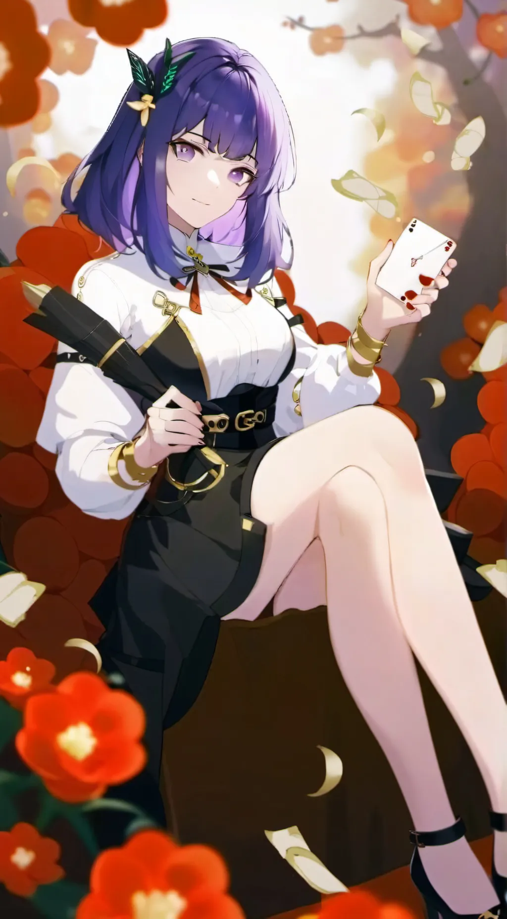 ai character: Raiden ei(Genshin) background