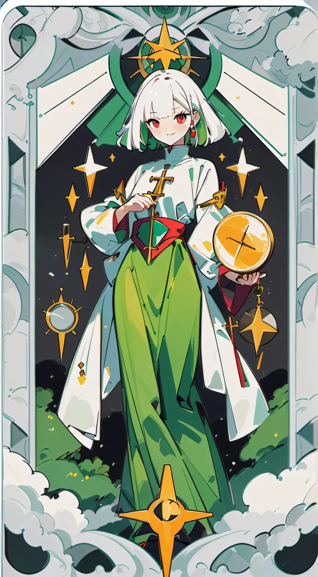 ai character: ur anime gf background