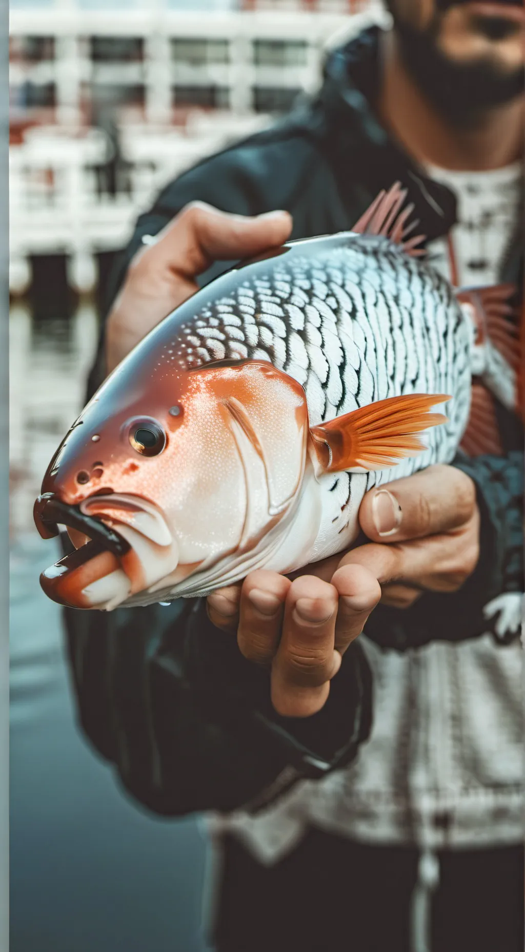 ai character: The ugly fish  background