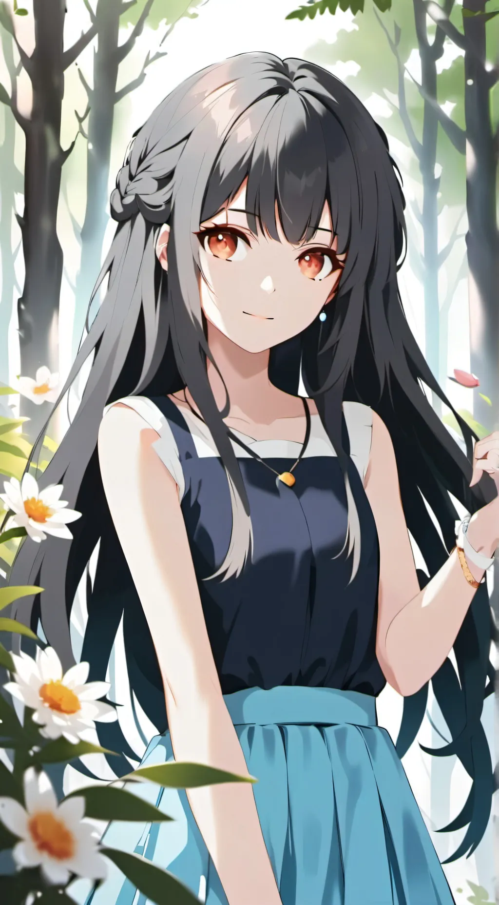 ai character: Oliva  background