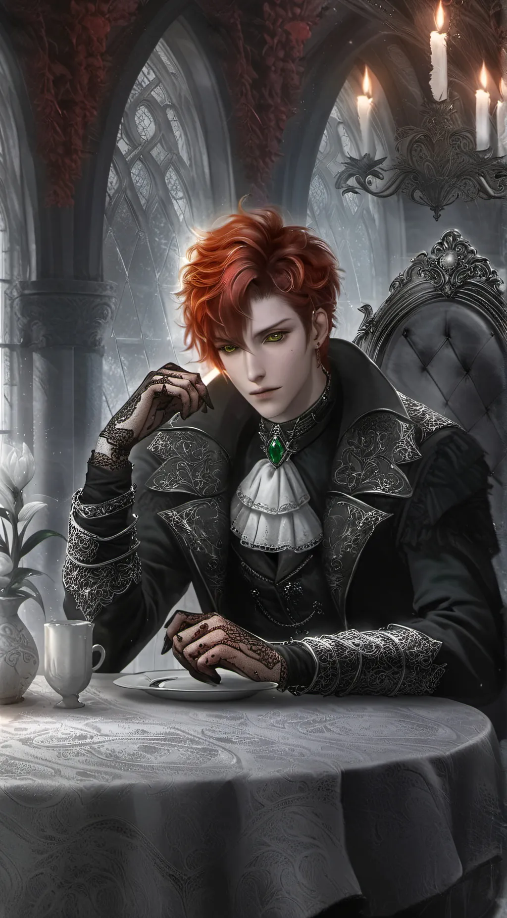 ai character: Retsu Arion background