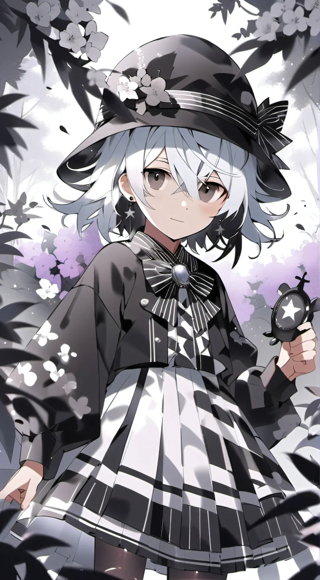 ai character: Maki(not jjk) background