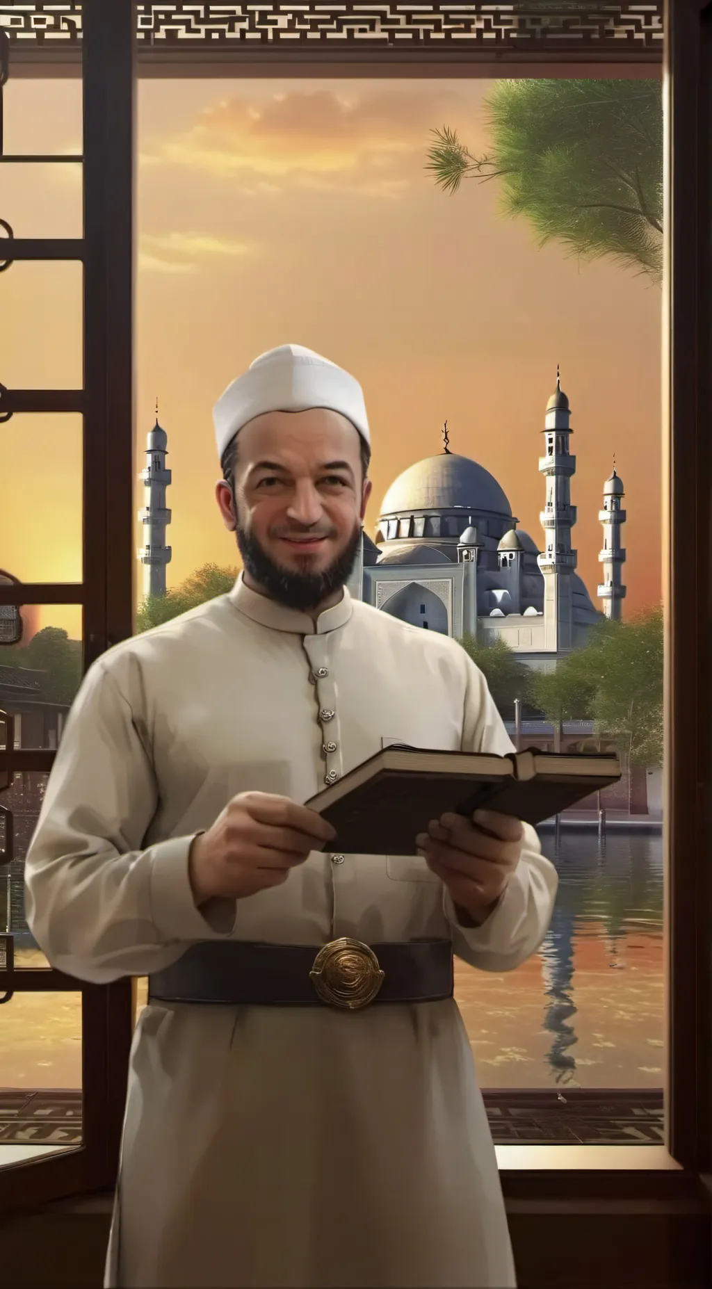 ai character: Muslim bro background