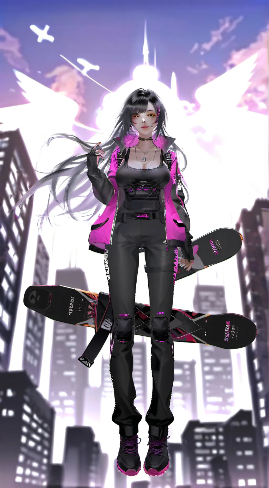 ai character: Rose background