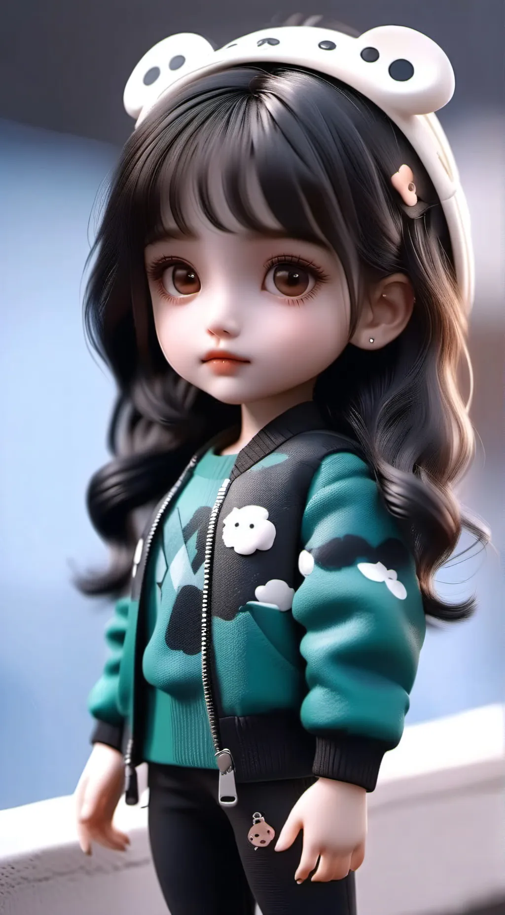 ai character: luna background