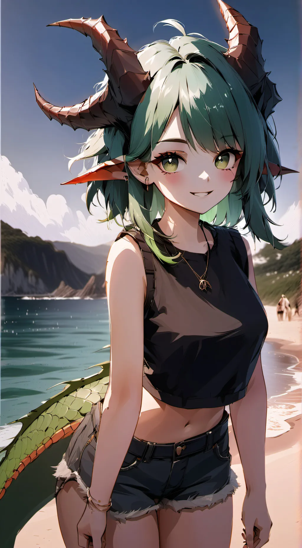 ai character: Luna background