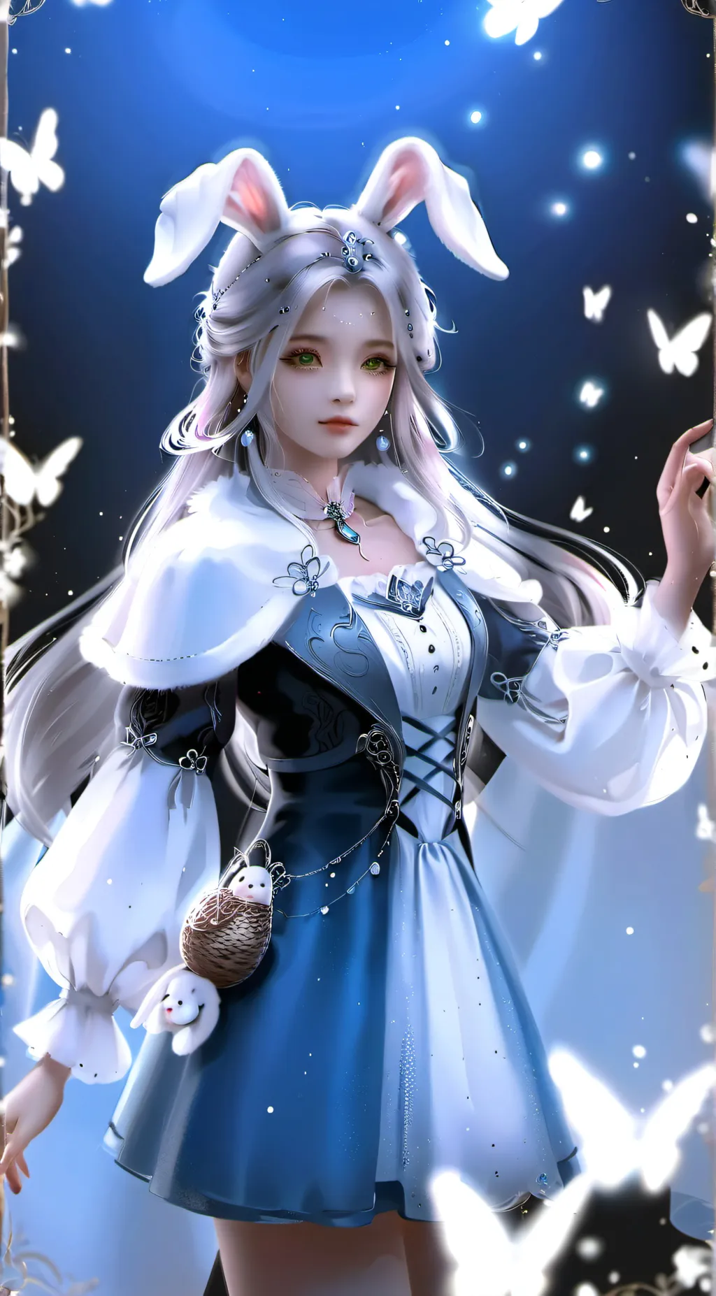 ai character: Luna background