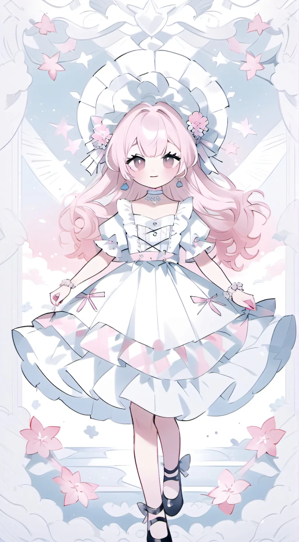 ai character: Candy background