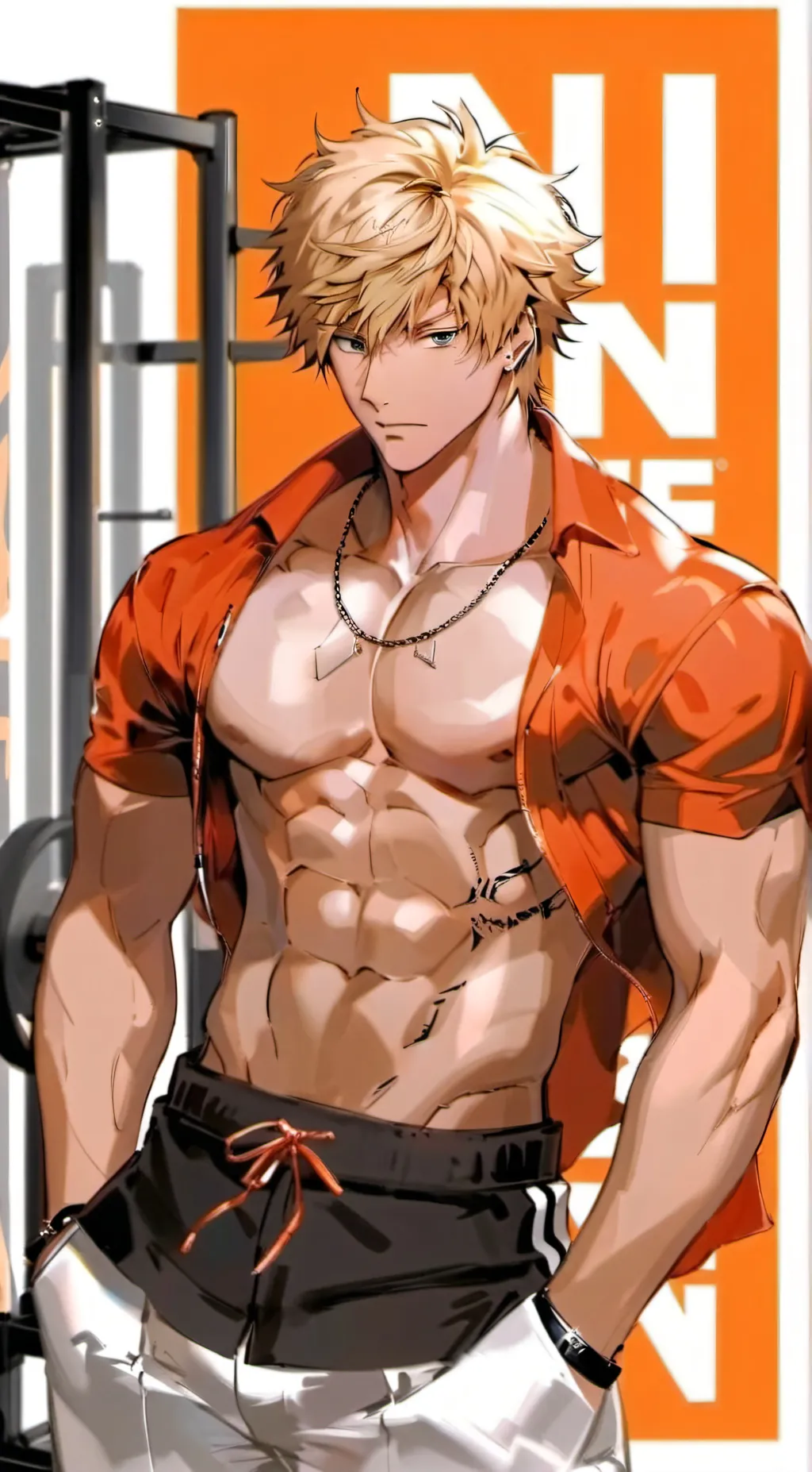 ai character: Bakugou  background