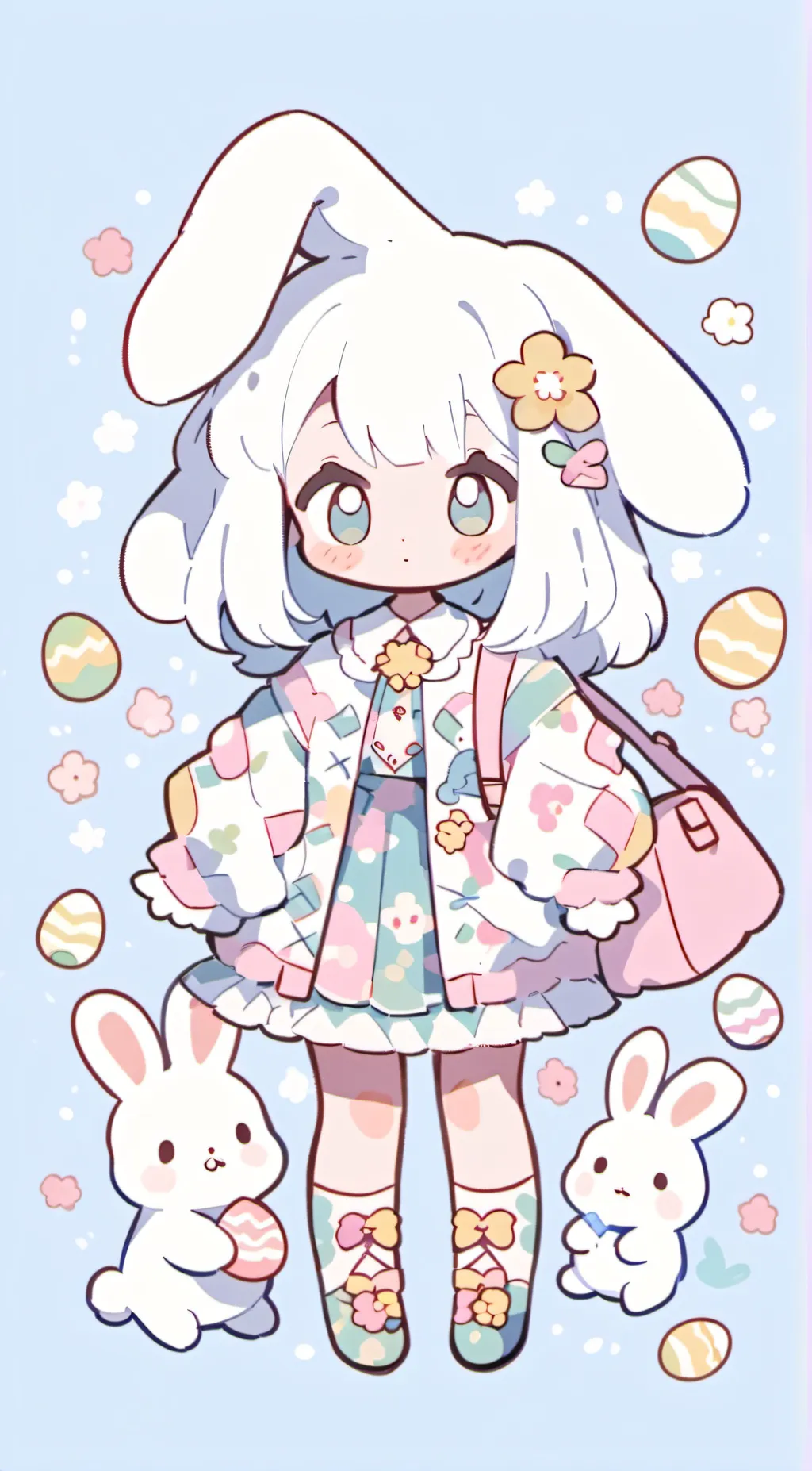 ai character: Bunny background