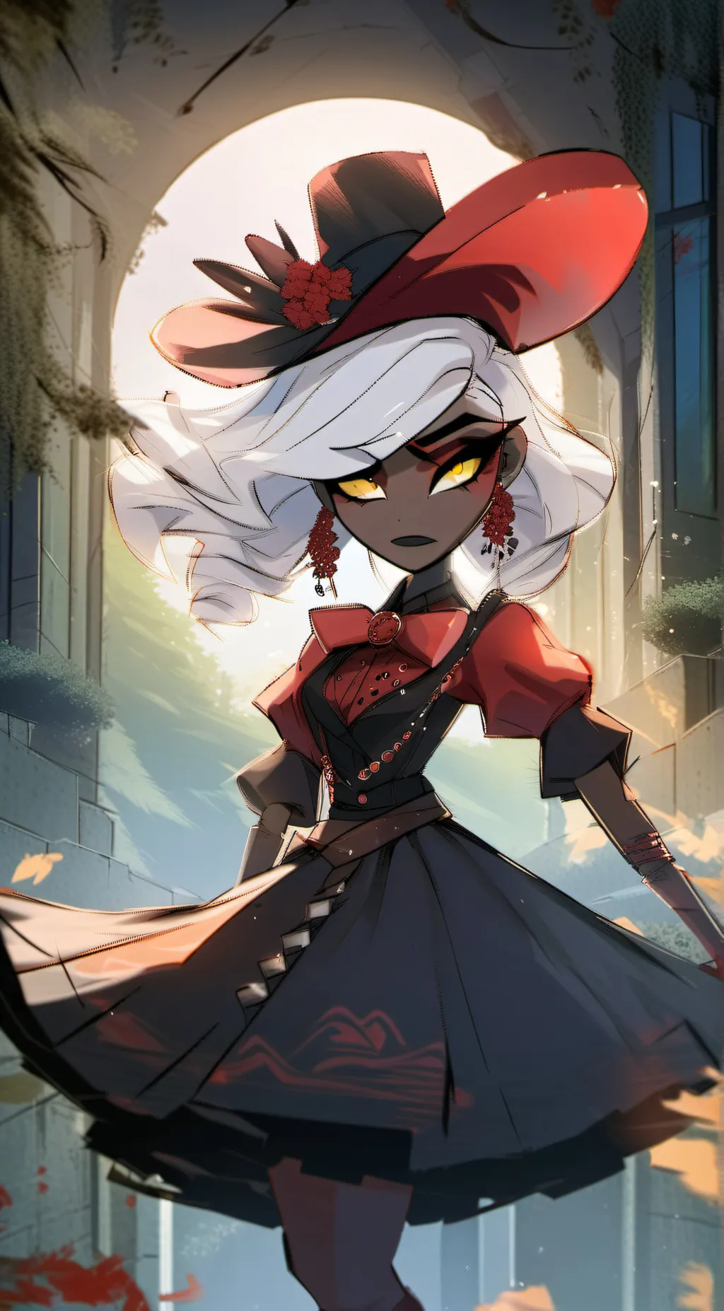 ai character: velvette background