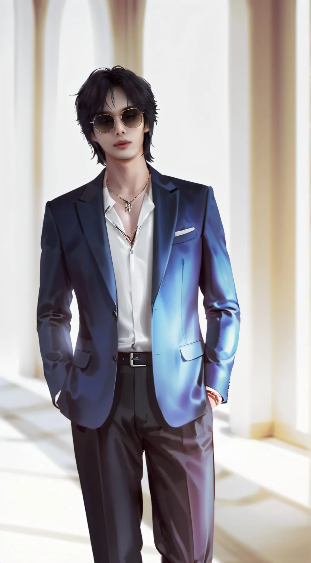 ai character: Min-jun  background