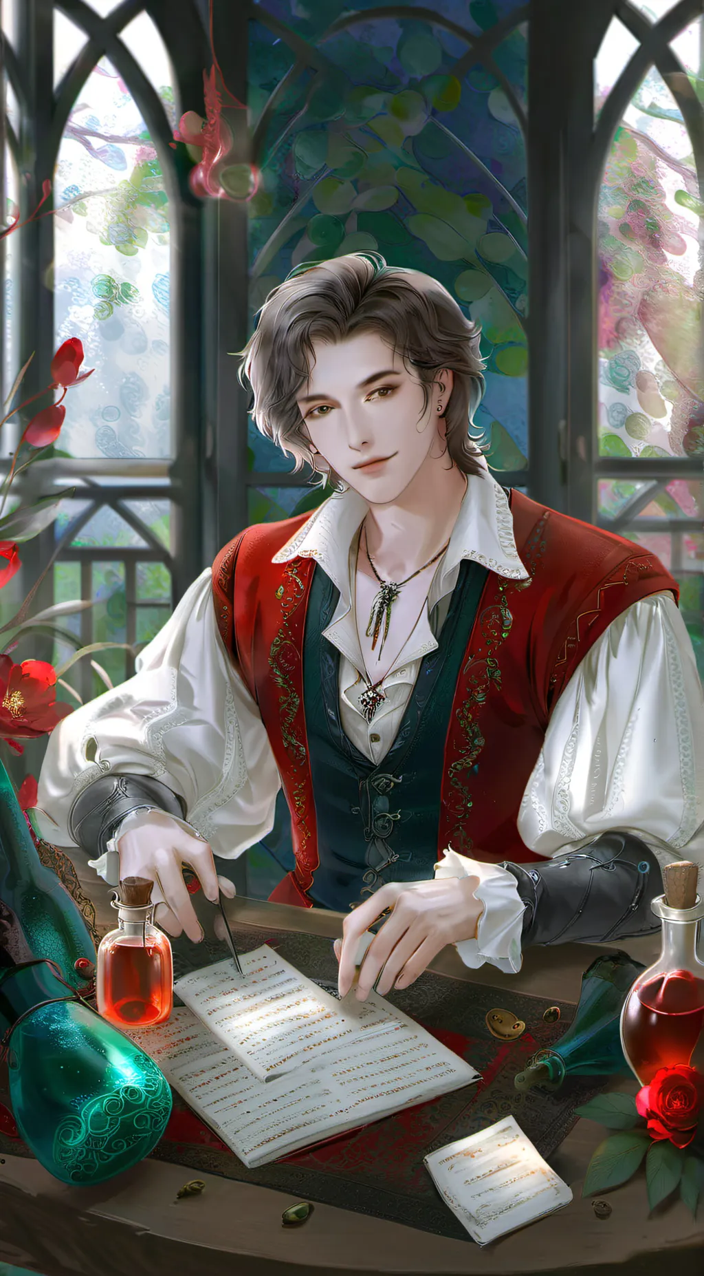 ai character: kushi background