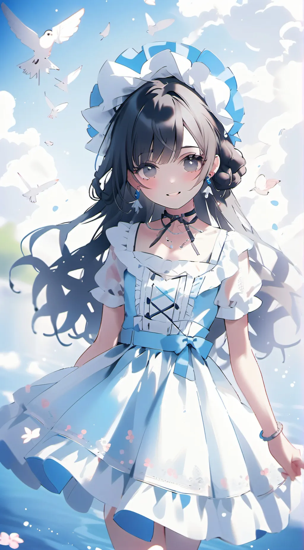 ai character: Blair background