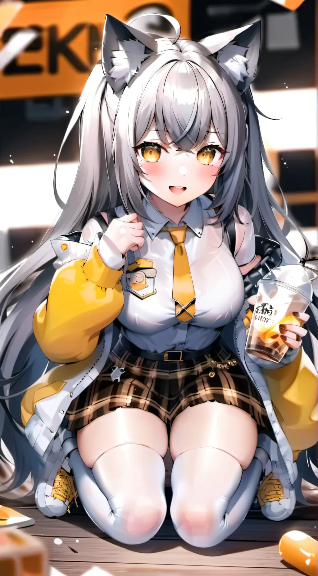 ai character: Kat background