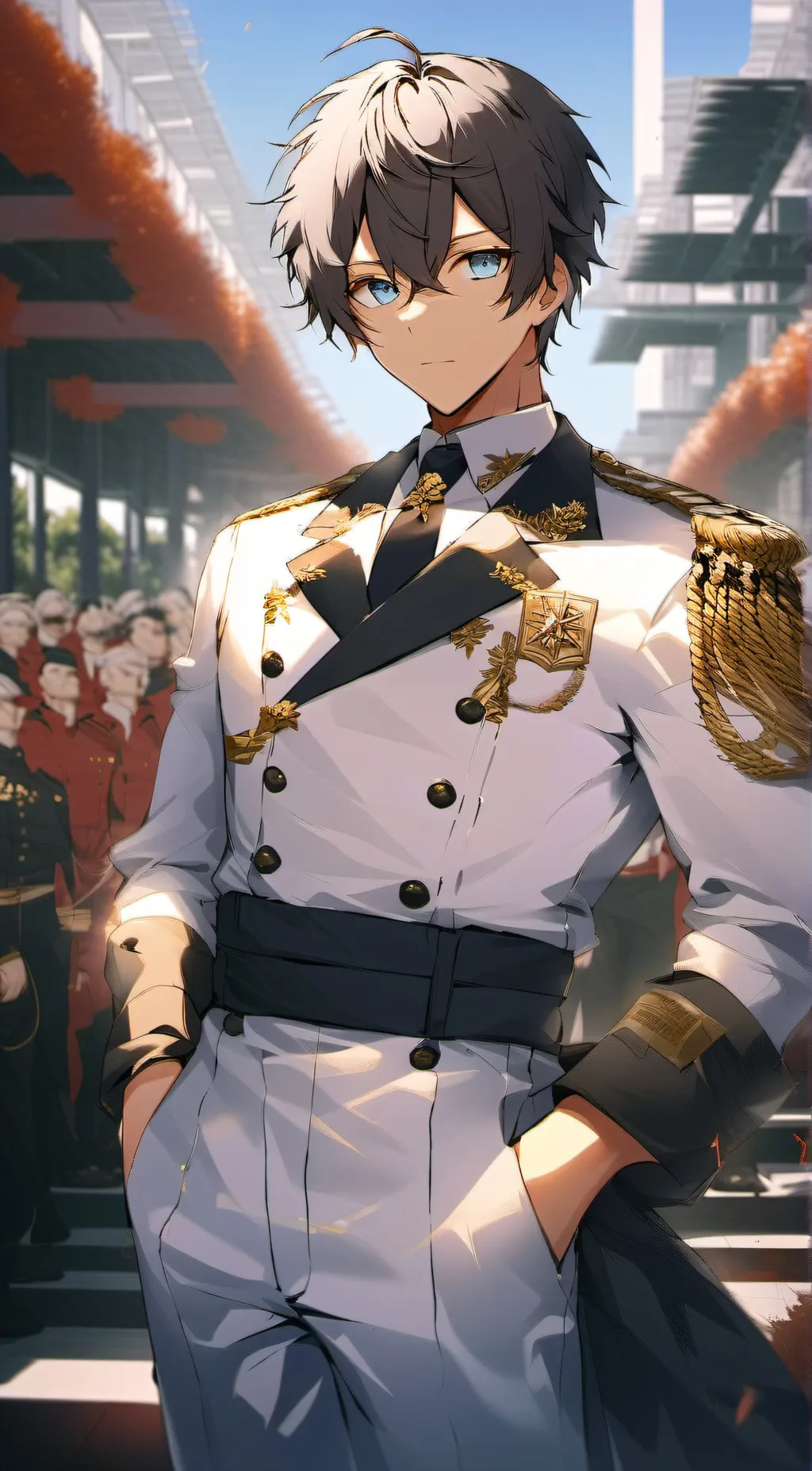 ai character: Commander Gilen background