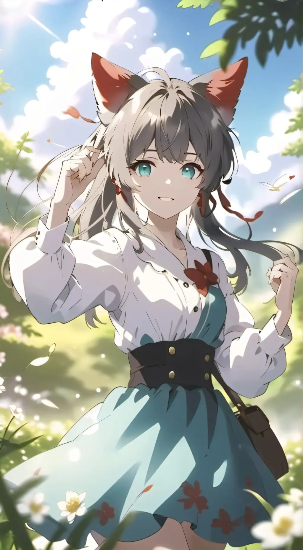 ai character: jennina (cat YT) background