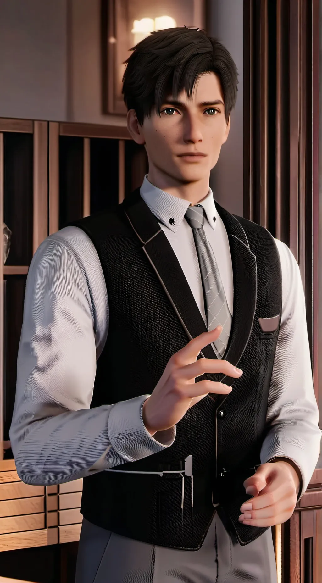 ai character: Michael afton background