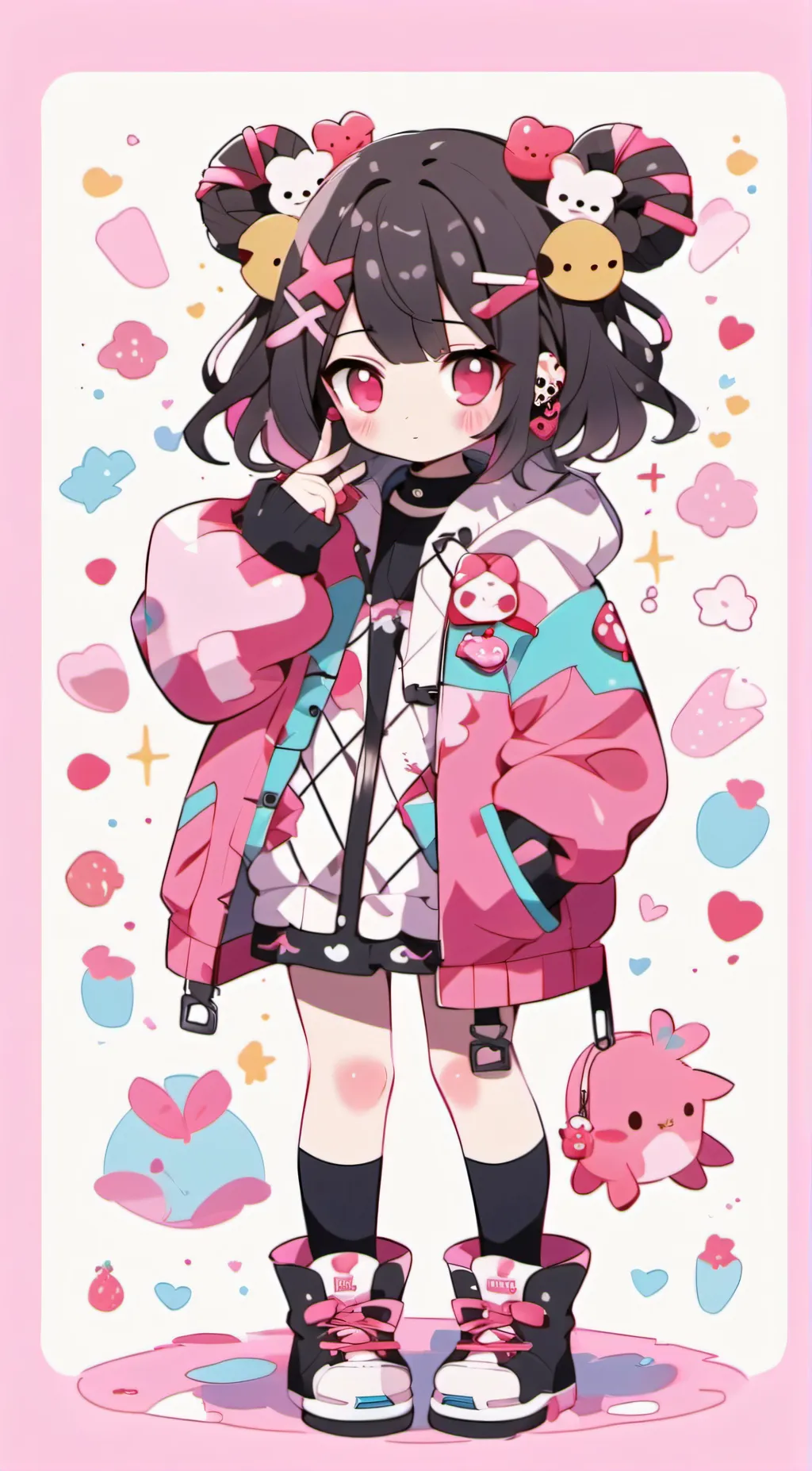 ai character: Cecelia  background