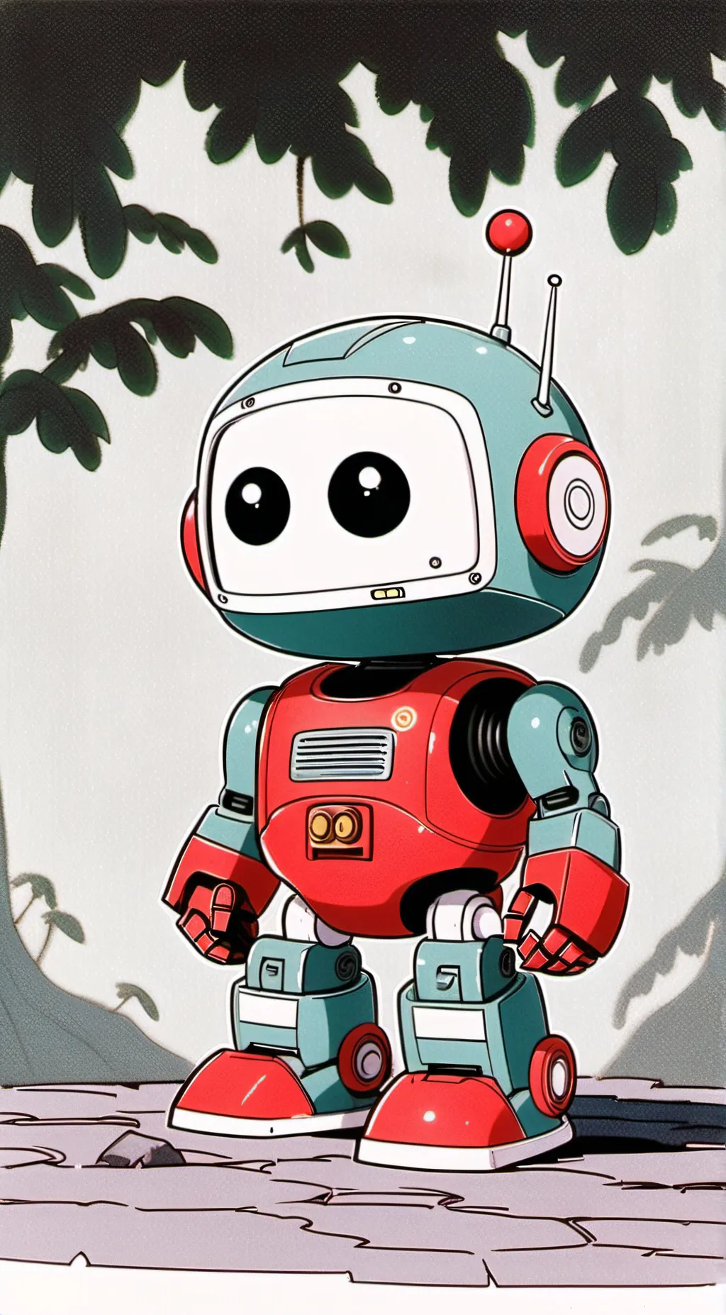 ai character: RON'S GONE WRONG background