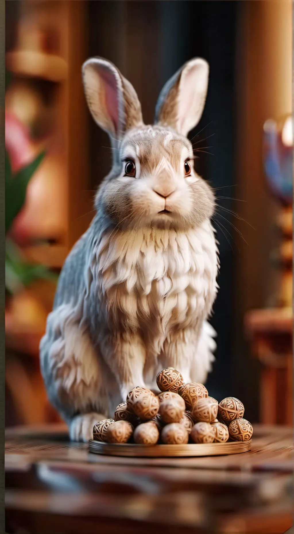 ai character: It’s a bunny background